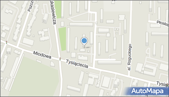 Paczkomat InPost PLC18M, Tysiąclecia 14A, Płock 09-400