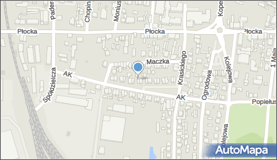 Paczkomat InPost PLN03M, Armii Krajowej 50, Płońsk 09-100