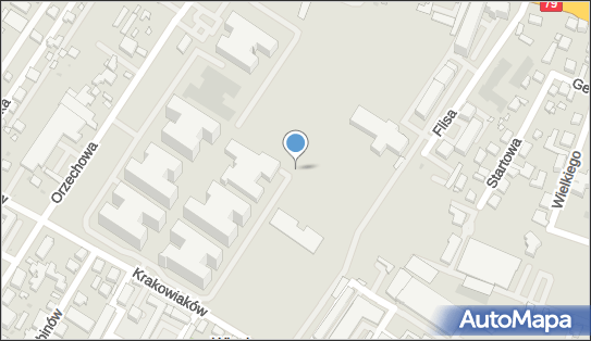 Paczkomat InPost PNET0930, Krakowiaków 36, Warszawa 02-255