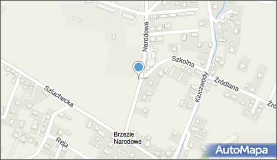 Paczkomat InPost PNET0933, Narodowa 18, Brzezie 32-080