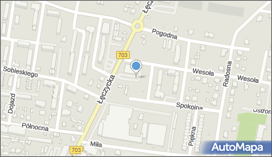 Paczkomat InPost POD02M, Łęczycka 25, Poddębice 99-200