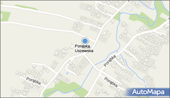 Paczkomat InPost POU01M, Porąbka Uszewska 313, Porąbka Uszewska 32-854