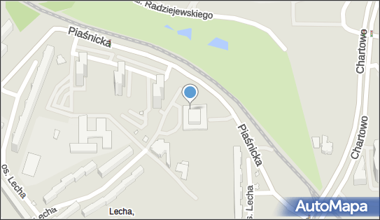 Paczkomat InPost POZ02M, os. Lecha 43, Poznań 61-294
