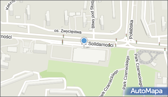 Paczkomat InPost POZ10B, Al. Solidarności 42, Poznań 61-696