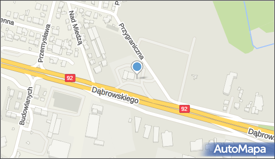 Paczkomat InPost POZ12B, Dąbrowskiego 543, Poznań 60-451