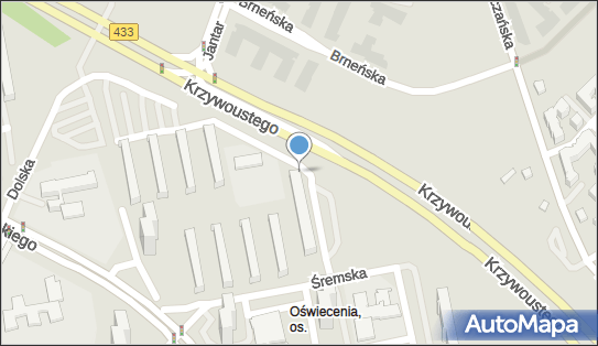 Paczkomat InPost POZ162M, Oświecenia 56, Poznań 61-208