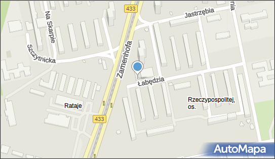Paczkomat InPost POZ16BAPP, os. Rzeczypospolitej 42, Poznań 61-395