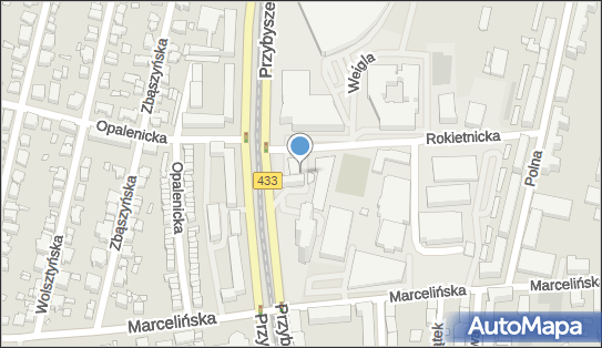 Paczkomat InPost POZ22A, Przybyszewskiego 39A, Poznań 60-356