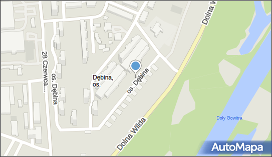 Paczkomat InPost POZ253M, Osiedle Dębina 22b, Poznań 61-450