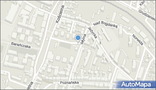 Paczkomat InPost POZ291M, Mylna 50, Poznań 60-857