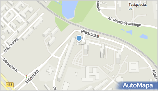 Paczkomat InPost POZ301M, os. Lecha 15A, Poznań 61-293