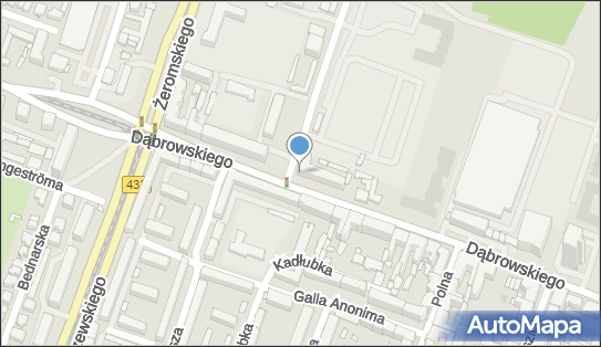 Paczkomat InPost POZ41H, Dąbrowskiego 97D, Poznań 60-574