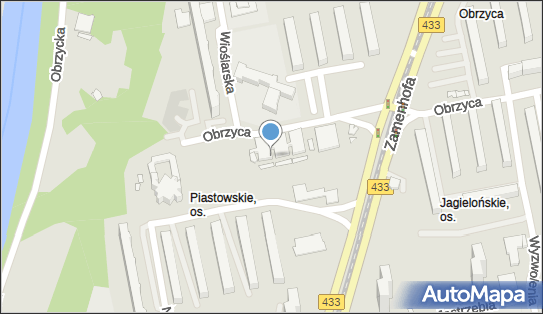 Paczkomat InPost POZ43N, Obrzyca 7, Poznań 61-156