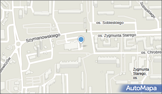 Paczkomat InPost POZ50A, Szymanowskiego 13, Poznań 61-685