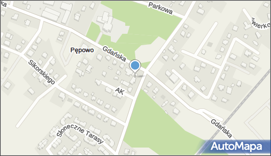 Paczkomat InPost PPW01M, Armii Krajowej 2, Pępowo 83-330