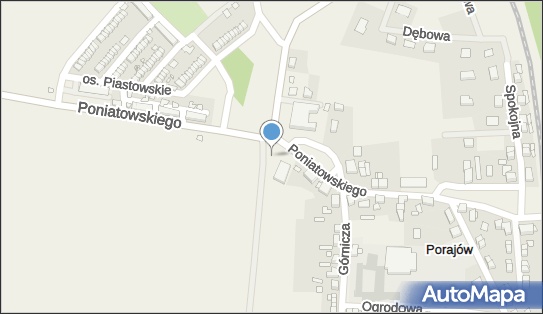 Paczkomat InPost PRJ01APP, Poniatowskiego 2B, Porajów 59-921