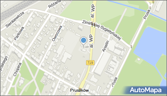 Paczkomat InPost PRU01A, Wojska Polskiego 4, Pruszków 05-800