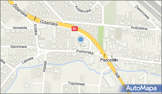 Paczkomat InPost PSC01M, Pomorska 11B, Pszczółki 83-032