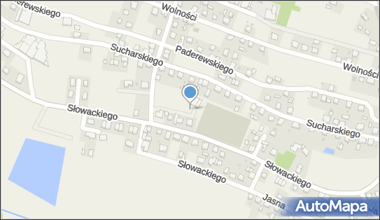 Paczkomat InPost PSE01M, Słowackiego 22, Piasek 43-211