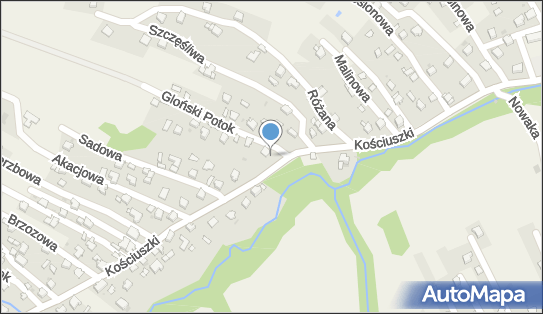 Paczkomat InPost PTE01M, Gloński Potok 1, Pietrzykowice 34-326