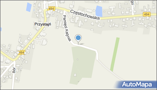 Paczkomat InPost PTJ01M, Pamięci Katynia, Przystajń 42-141