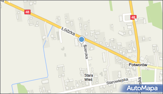 Paczkomat InPost PTV01BAPP, Szeroka 5, Potworów 26-414