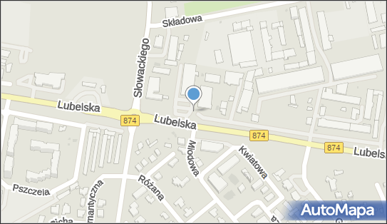 Paczkomat InPost PUL02BAPP, Lubelska 51A, Puławy 24-100