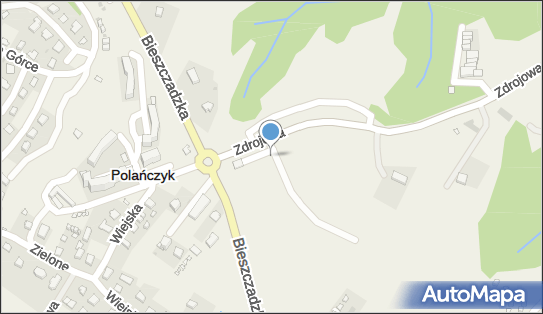 Paczkomat InPost PYK01M, Zdrojowa 1B, Polańczyk 38-610