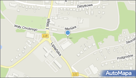 Paczkomat InPost PYZ02M, Lipiańska 1A, Pyrzyce 74-200