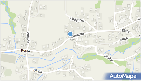Paczkomat InPost PZX01M, Karpacka 39, Poraż 38-540