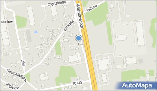 Paczkomat InPost RAD01W, Warszawska 215, Radom 26-600