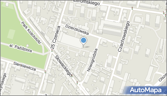 Paczkomat InPost RAD05A, 25 Czerwca 46A, Radom 26-600