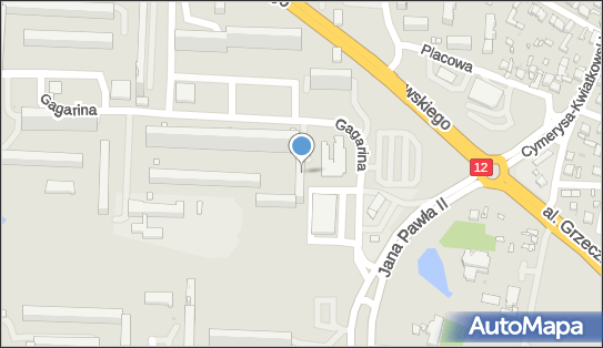 Paczkomat InPost RAD07A, Gagarina 9, Radom 26-611