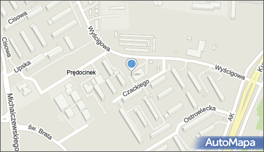 Paczkomat InPost RAD08A, Wyścigowa 20, Radom 26-600