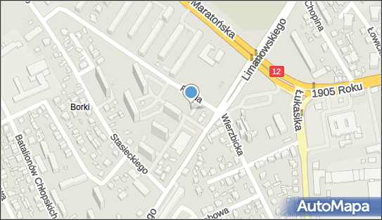 Paczkomat InPost RAD12M, Limanowskiego 86A, Radom 26-610