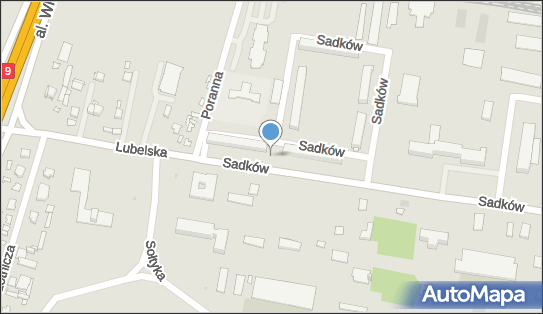 Paczkomat InPost RAD15BAPP, Sadków 1, Radom 26-603