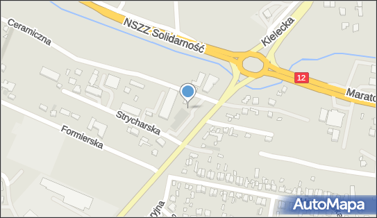 Paczkomat InPost RAD66M, Kielecka 90B, Radom 26-610