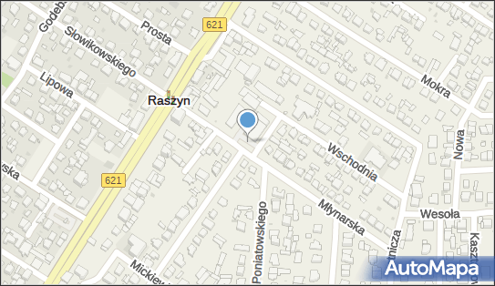 Paczkomat InPost RAS01A, Młynarska 1, Raszyn 05-090