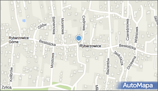 Paczkomat InPost RBR01M, Beskidzka 279, Rybarzowice 43-378