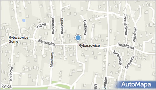 Paczkomat InPost RBR01M, Beskidzka 279, Rybarzowice 43-378