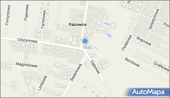 Paczkomat InPost RBW01M, Dębowa 1B, Rabowice 62-020