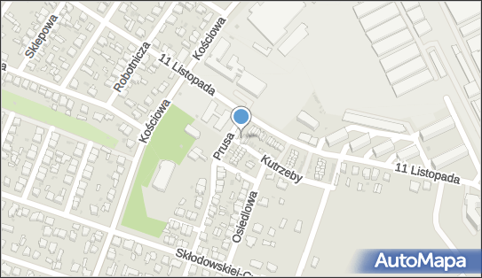 Paczkomat InPost RDA01APP, Prusa 42, Radomsko 97-500