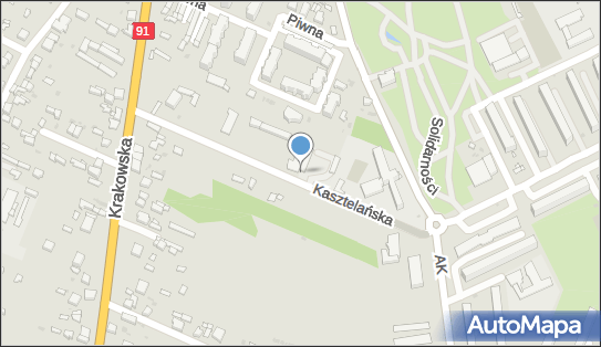 Paczkomat InPost RDA02M, Kasztelańska 7, Radomsko 97-500