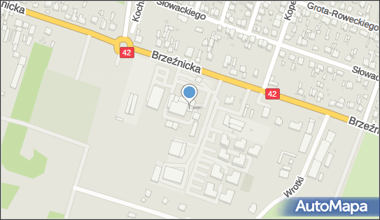 Paczkomat InPost RDA07M, Brzeźnicka 63/65, Radomsko 97-500