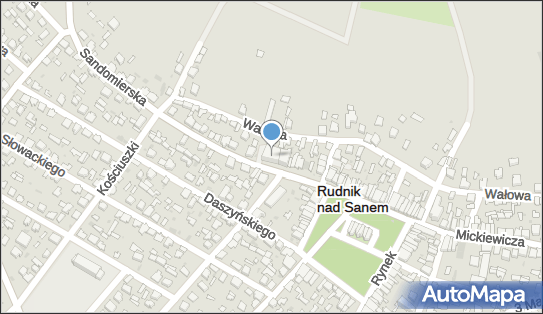 Paczkomat InPost RDK01M, Sandomierska 12, Rudnik nad Sanem 37-420