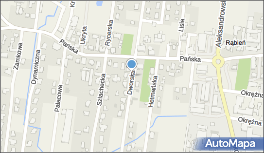 Paczkomat InPost REA01N, Dworska 2, Rąbień 95-070