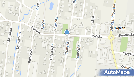 Paczkomat InPost REA01N, Dworska 2, Rąbień 95-070