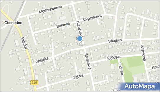 Paczkomat InPost RED03N, Brzozowa 7, Reda 84-240