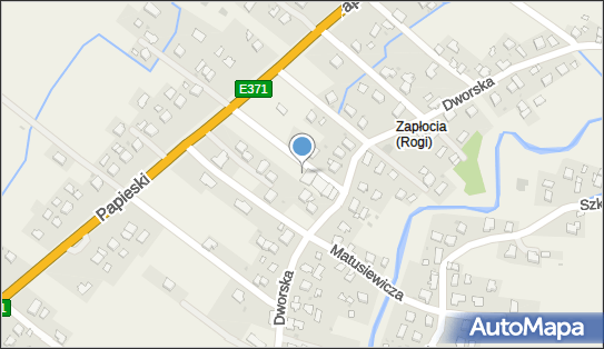 Paczkomat InPost RGX02M, Dworska 93, Rogi 38-430