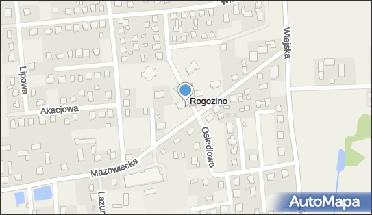 Paczkomat InPost RGZ01M, Mazowiecka 57, Rogozino 09-442